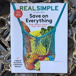 4️⃣/$12 March 2019 Real Simple Magazine